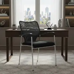 MOBELART - Silla de Oficina Visita Pissa Negro möbelArt