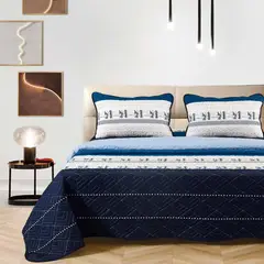 VENEZIA - Set de Cubrecama 2 Pz + Sabanas + Fundas 100% Algodón