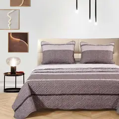 VENEZIA - Set de Cubrecama 2 Pz + Sabanas + Fundas 100% Algodón