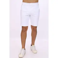 J JERAOUS - BERMUDA DRILL JERAOUS DE HOMBRE Blanco