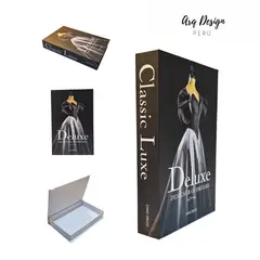 GENERICO - Libro Decorativo Tipo Baúl Deluxe