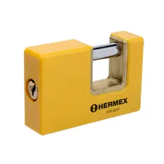 HERMEX - Candado antipalanca 65 mm cuerpo metálico,