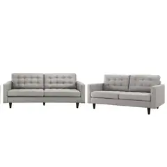 ALTO HOGAR - Juego de Sala 3 2 Lisanne Gris