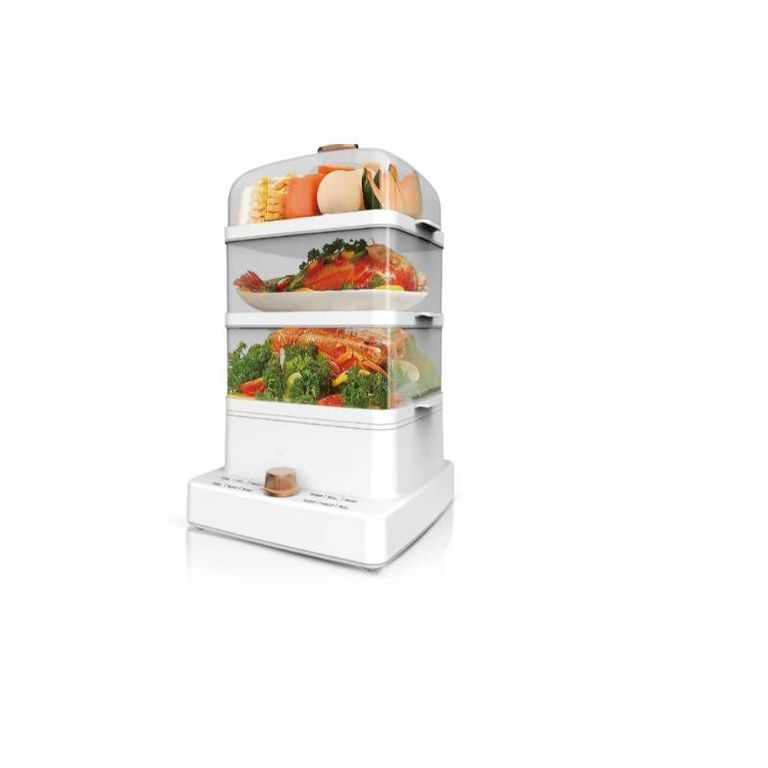 Vaporera ALIMENTOS PORATIL 3 PISOS