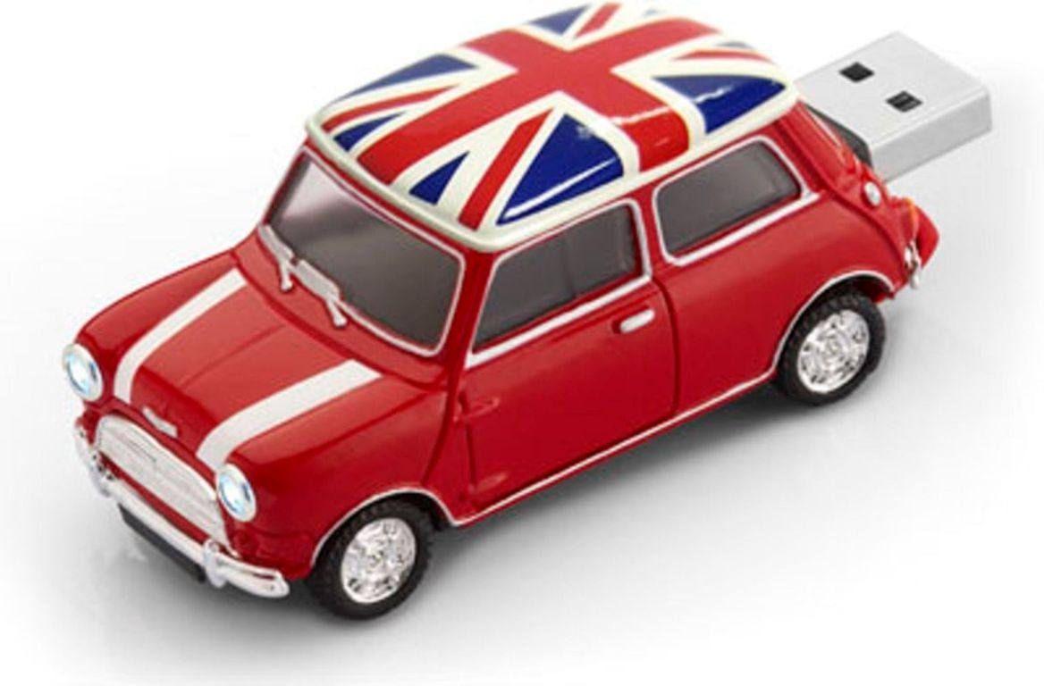 Jaster, Memoria Usb 32 Gb Mini Cooper Rojo