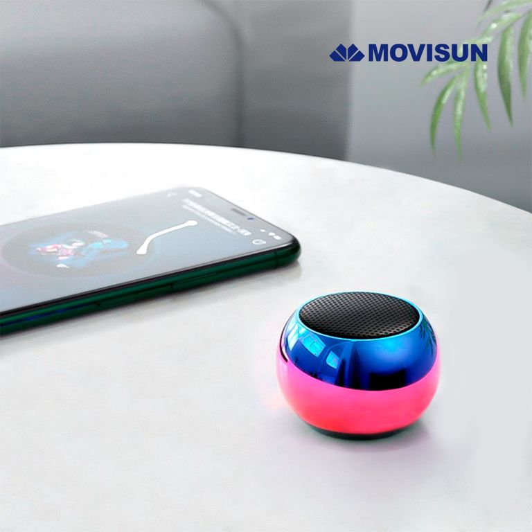 Mini Parlante Bluetooth EGG NEO rojo con azul