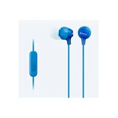 SONY - Audifonos Ex15AP Con Micrófono - Azul
