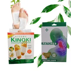 OEM - KINOKI Parches Desintoxicante para Pies y Parches para Alivio Cervical