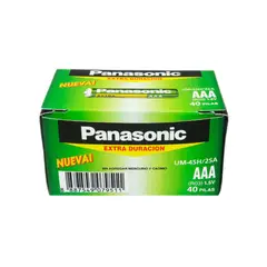 PANASONIC - PILAS AAA CAJA X 40 UNIDADES