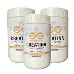 ALKALINE CARE - Creatina Micronizada con Aguaje Orgánico 300gr x 3