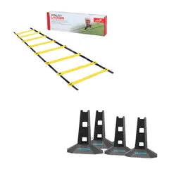 LIVE UP - Kit Pliometrico Escalera Agilidad conos deportivos