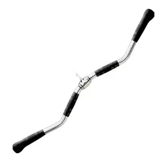 XTREME SPORT - Barra de Curl solida Accesorio de Polea Giratorio