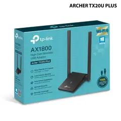 TP LINK - TP-LINK ADAPTADOR USB INALÁM ALTA GANANCIA AX1800 ARCHER TX20U PLUS