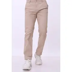 J JERAOUS - Pantalón JERAOUS de hombre regular drill Beige