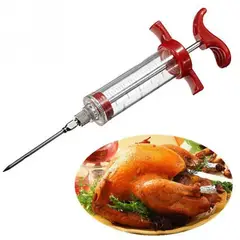 GENERICO - Inyector Jeringa de carne marinadas condimentos para pollo o pavo