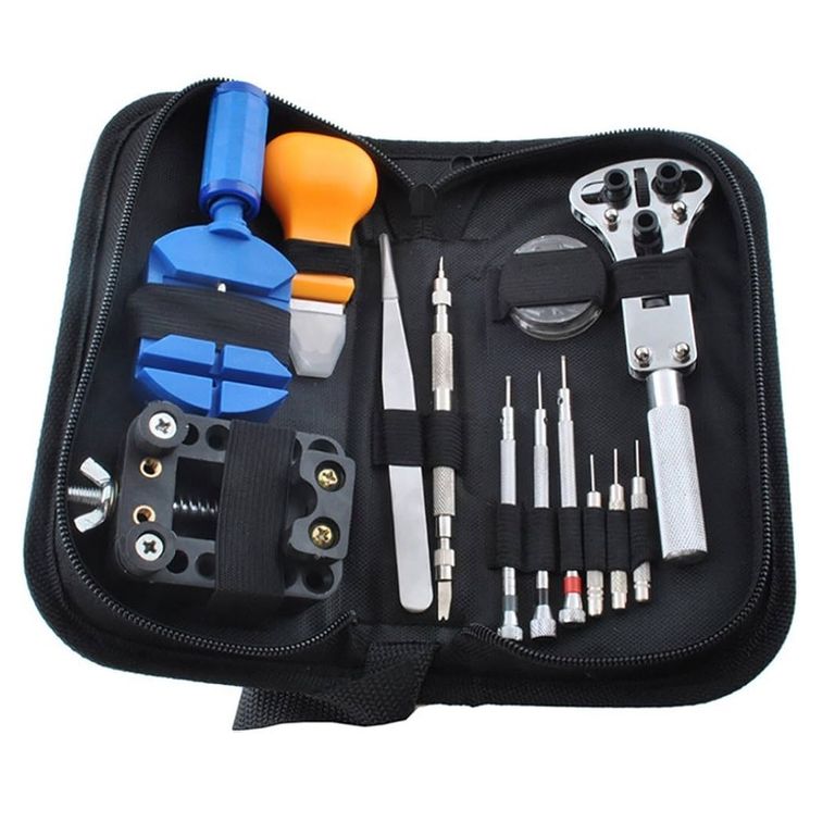 Kit de13 Herramientas en Estuche Para Reparar Reloj
