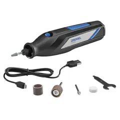 DREMEL - Multiherramienta inalámbrica 4v 12000 Rpm + 5 Accesorios 7350