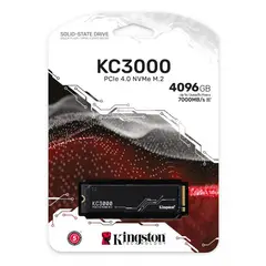 KINGSTON - Disco Sólido SSD KC3000 4096GB M2 2280 PCIe Gen4 NMVe