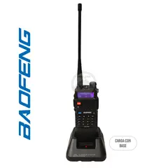 BAOFENG - Radio portátil UV5R Bateria Extendida 5w VHF UHF Walkie Talkie