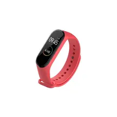 GENERICO - Correa de Silicona Para Xiaomi Mi band 4 - ROJO