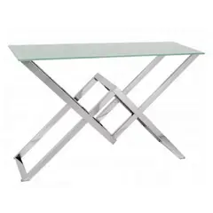 ALTO HOGAR - Consola Recibidor Vania Acero Inoxidable