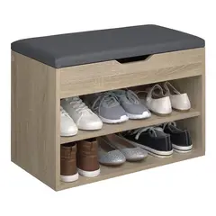 GENERICO - Zapatera Con Baúl Armado Edime Color Sahara