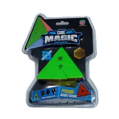 DIANSHENG - Cubo Pirámide Magnético 3×3 Alta Velocidad de Competencia