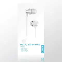 LENOVO - AUDIFONOS CON CABLE BLANCO