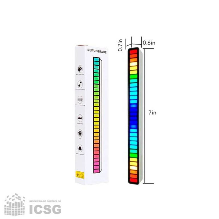 Luces de ritmo con control de sonido RGB Luces LED