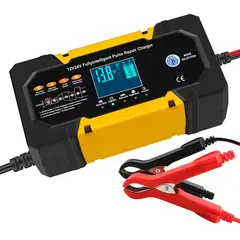 ADVANTECH - Cargador de Batería de Auto Moto de 12V 24V 10A Inteligente