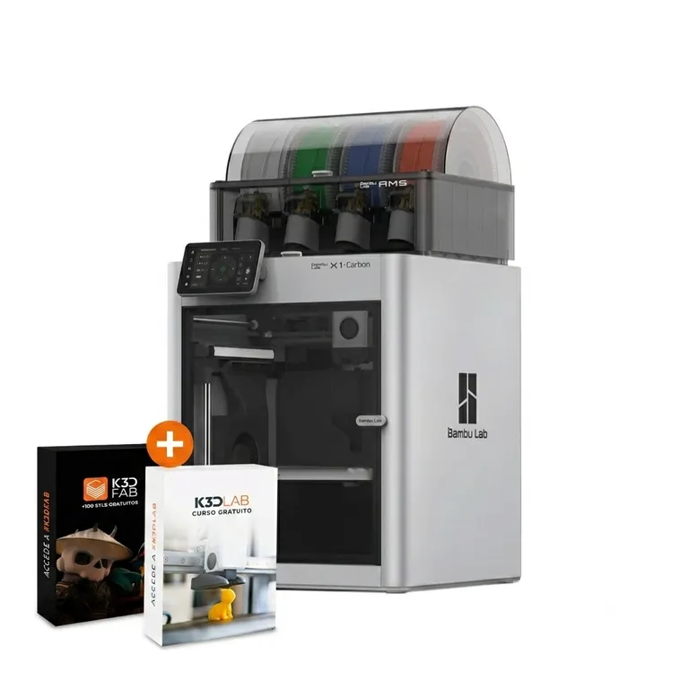 Impresora 3d Lab X1 Carbon Combo + Curso Gratuito + Pack STL