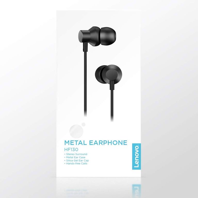 Audifonos In-ear Con microfono y control de volumen Negro HF130