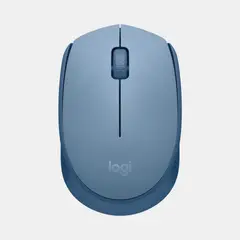 LOGITECH - MOUSE M170 WIRELESS - BLUE GRAY