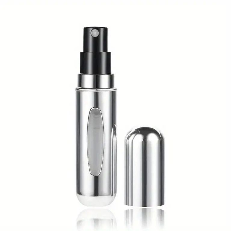 Atomizador de Perfume Plateado Portable 5ml para Viaje