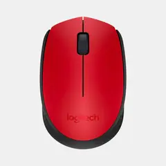 LOGITECH - MOUSE M170 WIRELESS - RED