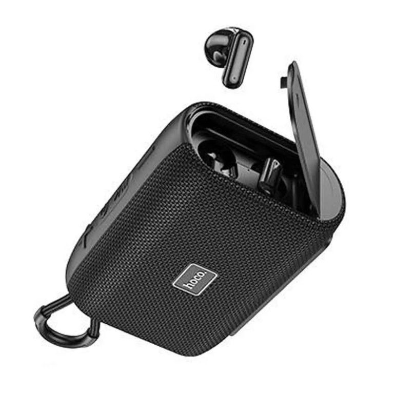 Altavoz HC15 Speaker Bluetooth 2 en 1 con Audífonos Inalámbricos