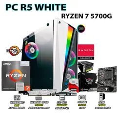 AMD - Computadora PC Ryzen 7 5700G RAM 16GB DISCO 500GB SSD CON GRAFICOS RADEON