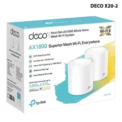 TP LINK - TP-LINK MESH KIT-2 AX1800, 4 ANTENAS INT, 2 PUERTOS GB (DECO X20-2)