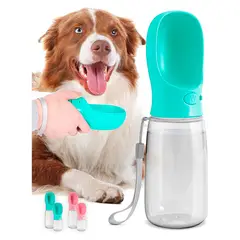 GENERICO - Botella de Agua Portátil para Mascota - Celeste