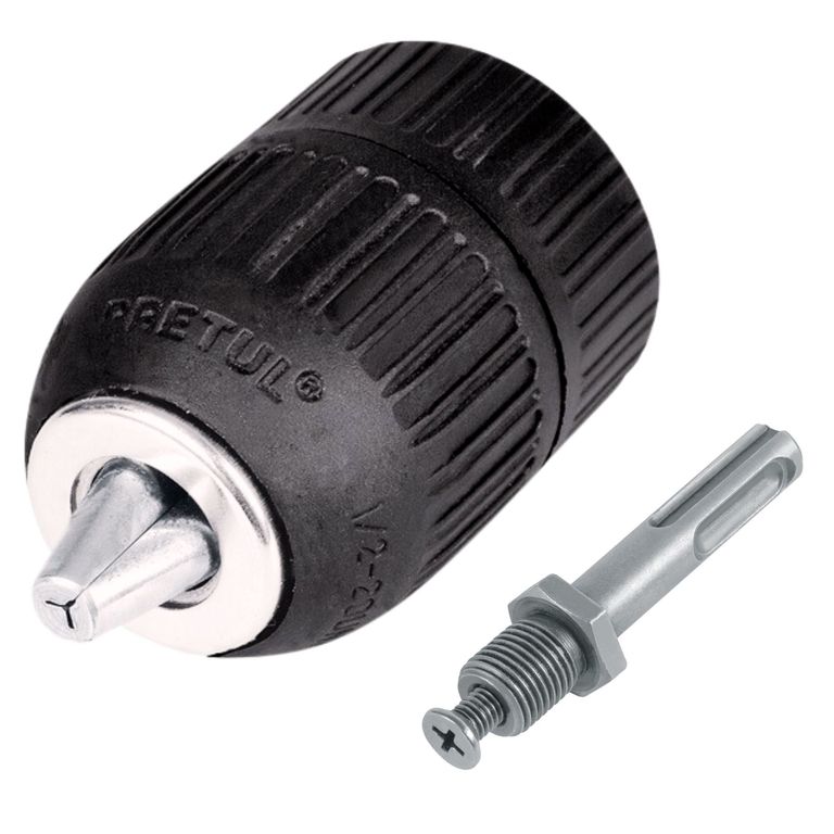 Kit mandril broquero sin llave uso automático adaptador taladro SDS