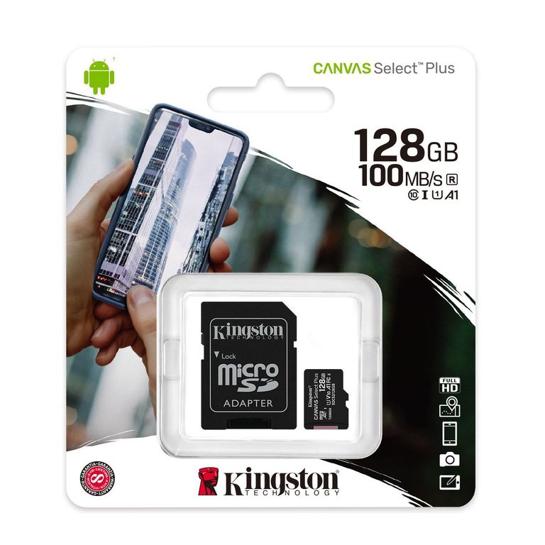 Memoria Micro Sd 128Gb Con Adaptador
