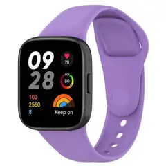 GENERICO - Correa de Silicona para Redmi Watch 3 Active- Lila
