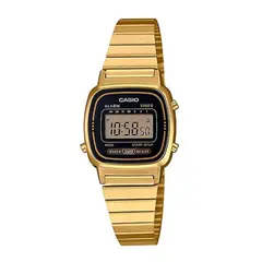 CASIO - Reloj Mujer Dorado LA670WGA-1DF