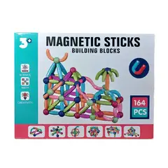 GENERICO - BLOQUES MAGNÉTICOS DE CONSTRUCCIÓN DE 164 PIEZAS