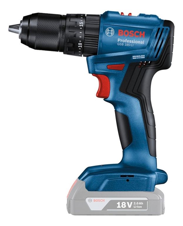 Taladro Percutor 1/2" GSB 185 LI Brushless Sin Batería