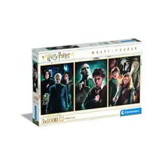 CLEMENTONI - Rompecabezas 3 X 1000 Piezas, Harry Potter 2