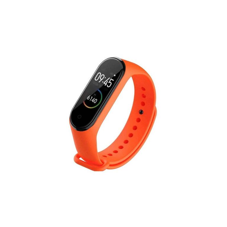 Correa de Silicona Para Xiaomi Mi band 5/6/7 - Naranja