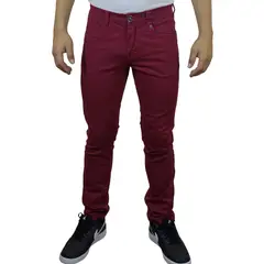 GENERICO - Pantalón Drill Moda Para Hombre - Guinda