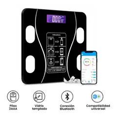 GENERICO - Balanza Digital Inteligente Bluetooth - Negro