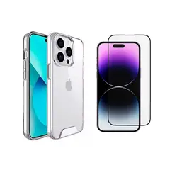 SPACE - Protector Case iPhone 15 Plus + Vidrio Templado Pantalla